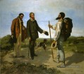 Bonjour Monsieur Courbet Réaliste réalisme peintre Gustave Courbet
